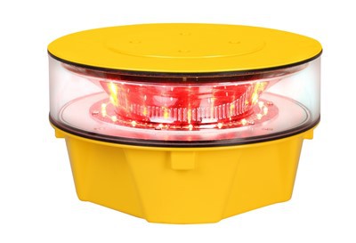 Miðlungs styrkleiki Turtur Turn ljós Aviation Aviation Lampi fyrir strompla fluglampa fyrir turn FAA samþykktar hindrunarljós flugvélar Viðvörun Leiðarljós miðlungs B -hindrunarljós